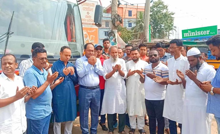 ভালুকায় বিআরটিসি এসি বাস সার্ভিসের শুভ উদ্বোধন