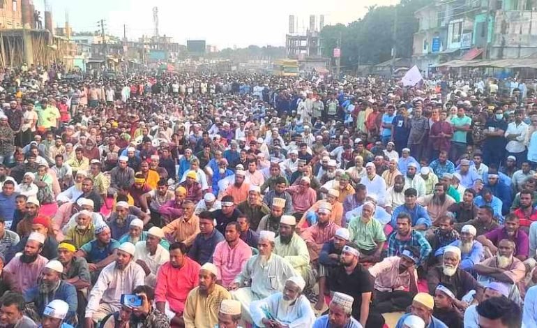 জামায়াতে ইসলামী পলাশবাড়ী উপজেলা শাখা’র উদ্যোগে বিক্ষোভ মিছিল-সমাবেশ অনুষ্ঠিত