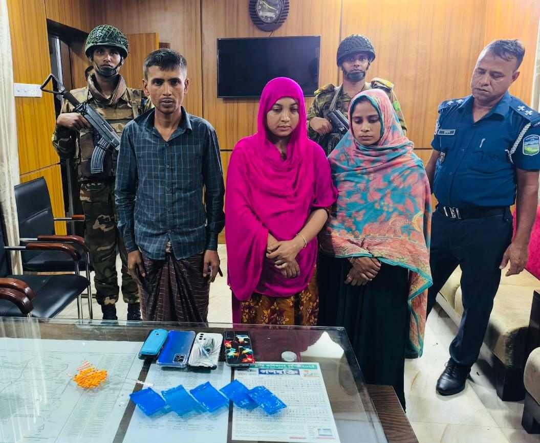 ভালুকায় সেনাবাহিনীর অভিযানে সাত মাদক কারবারি আটক